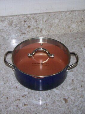 Copper Chef 5.5 Quart Stock Pot Casserole NEW